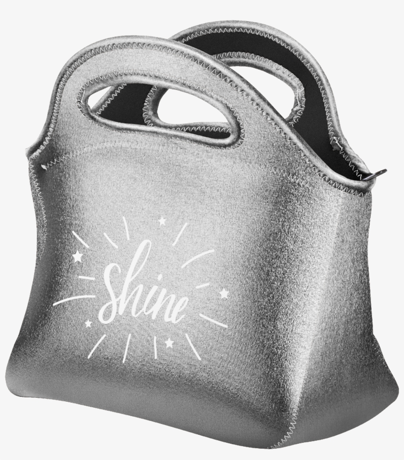 Gran Klutch Metallic Neoprene Lunch Bag - Leather, transparent png download