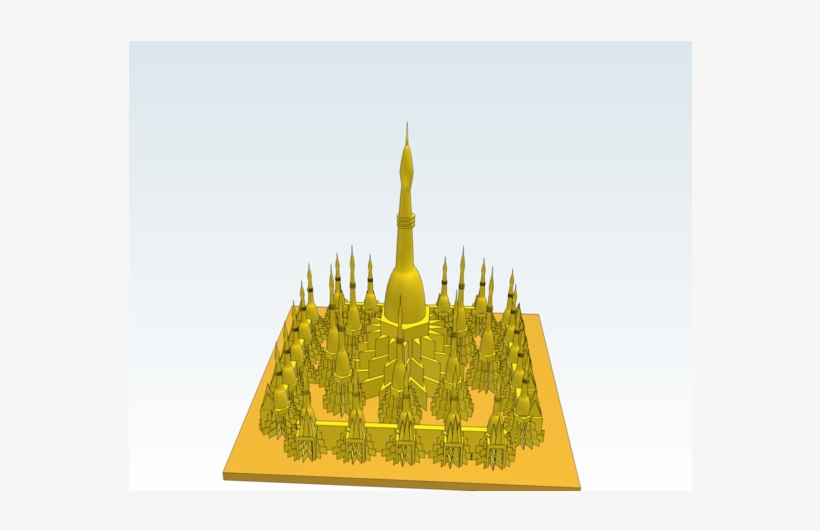 Shwedagon Pagoda 3d Model, transparent png download