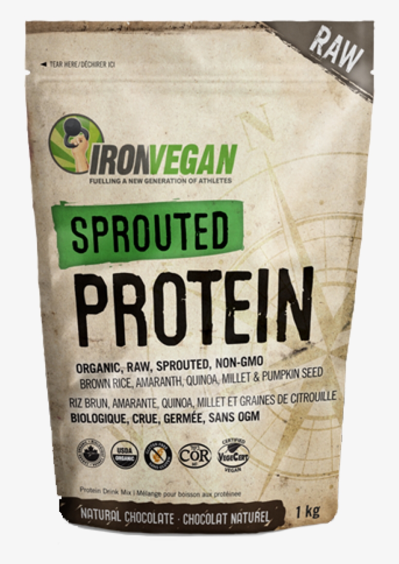 Iron Vegan Sprouted Protein, transparent png download
