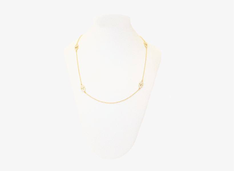 Skull By The Yard Necklace - Chain, transparent png download