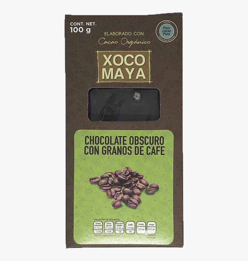 Chocolate Obscuro Con Granos De Café - Chocolate-covered Raisin, transparent png download