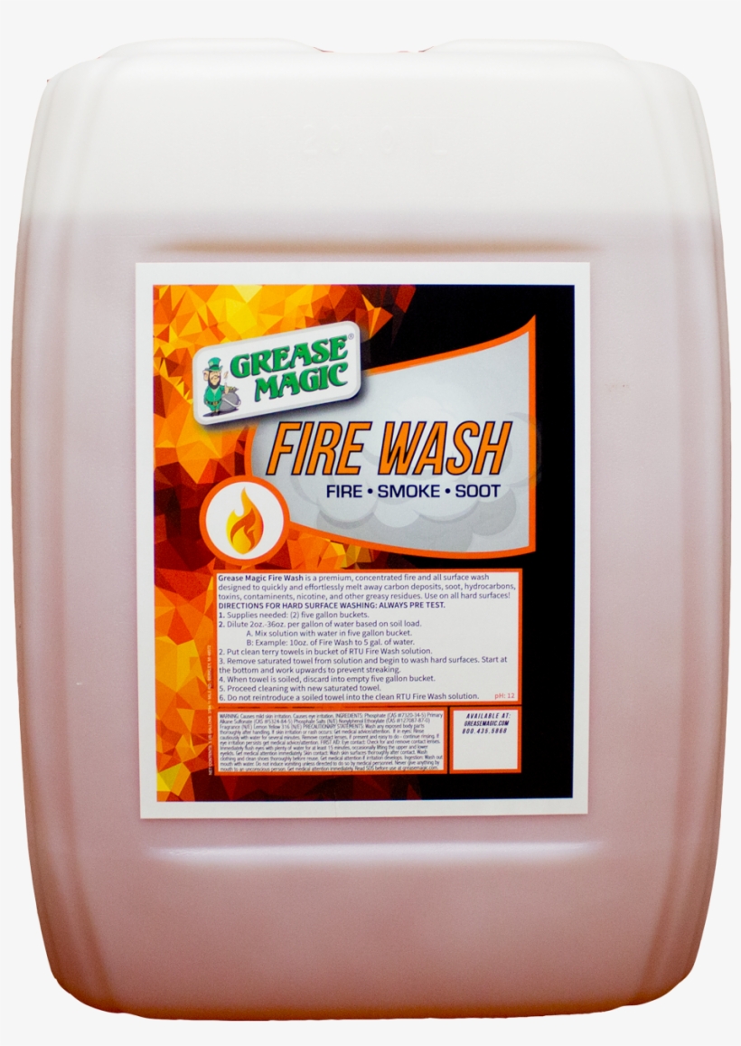 Fire Wash 5gal - Food, transparent png download