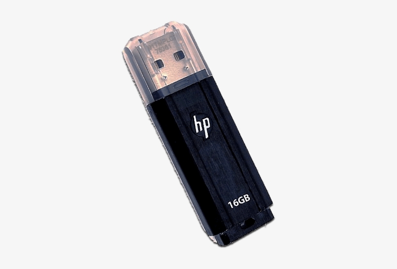 Hp Usb Flash Drive 16gb - Usb Flash Drive, transparent png download