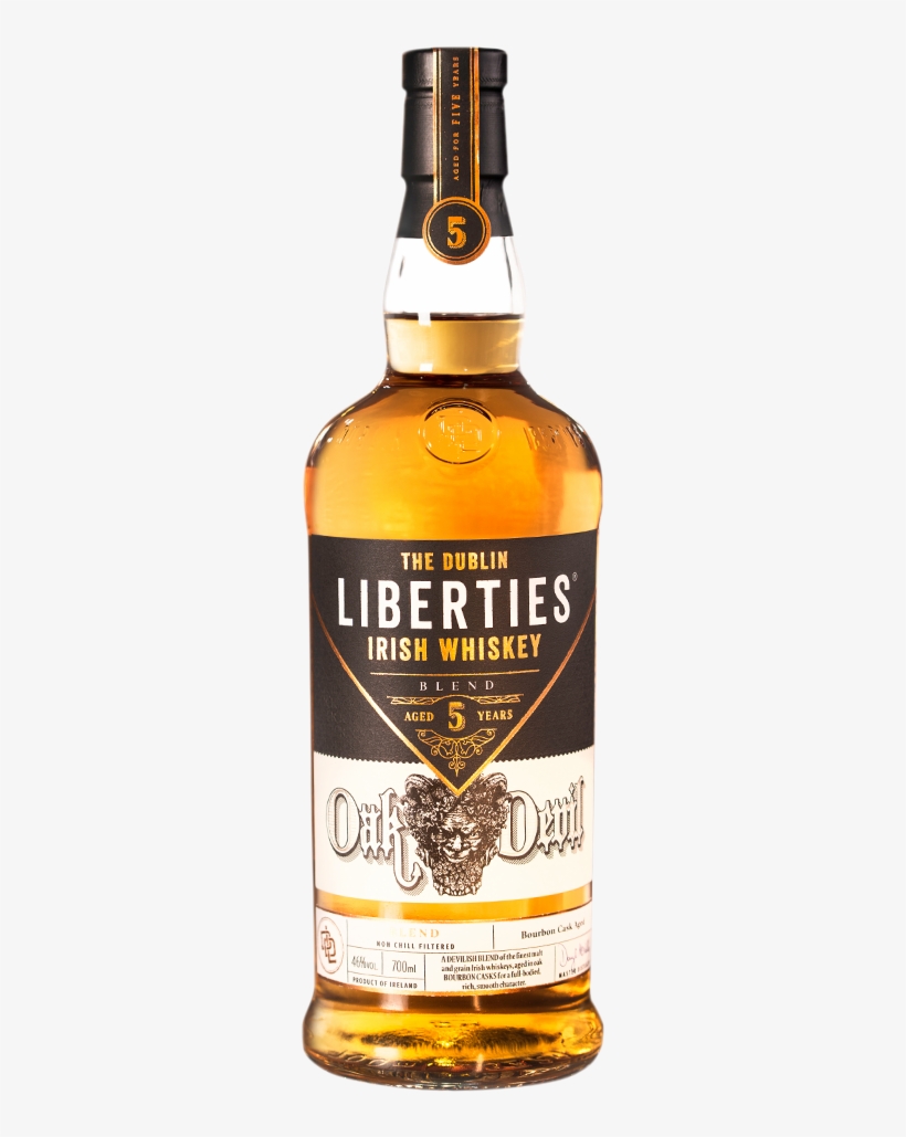 The Dublin Liberties Oak Devil - Bains Whisky, transparent png download