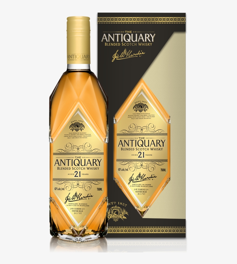21 Year Old - Antiquary Scotch Whisky, transparent png download