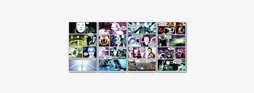 Modern Art Print Tron Legacy 160x70cm - Graphic Design, transparent png download