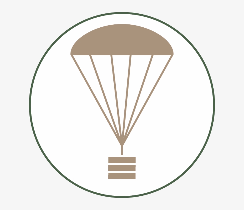 Icon Cargo Parachutes - Circle, transparent png download