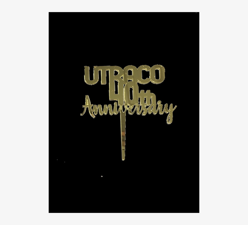 "name" & Anniversary Gold Mirror Topper - Darkness, transparent png download