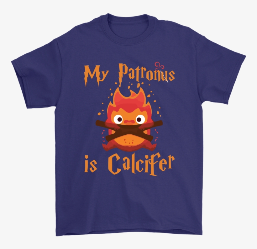 My Patronus Is Calcifer Howl's Moving Castle X Harry - Johnnie Walker Keep Walking Shirt, transparent png download