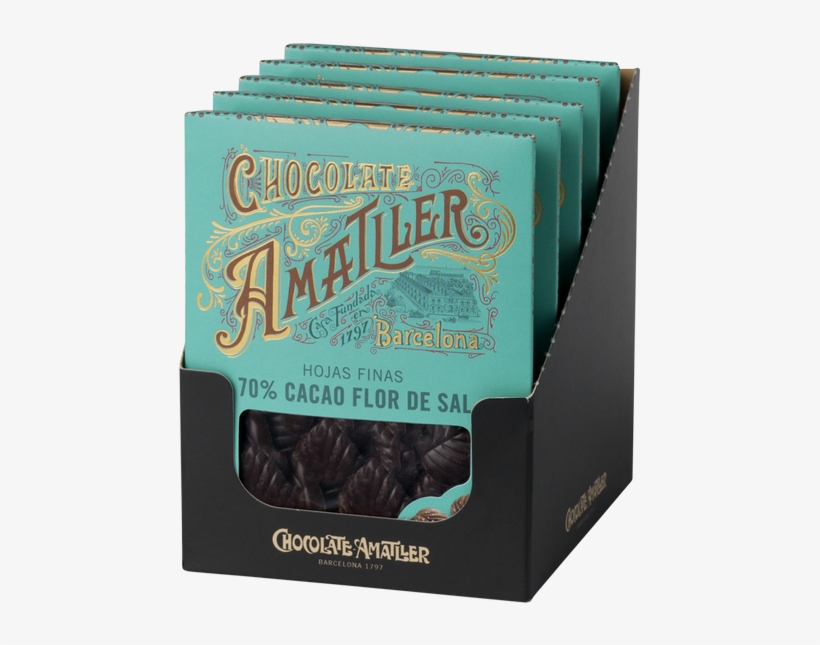 Delicious Thin Leaves Of 70% Cocoa Chocolate With A - Amatller, transparent png download