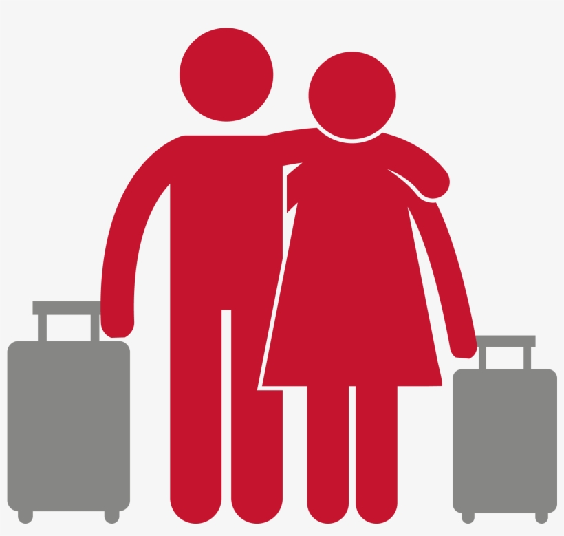 Viajando Al Perú En Pareja - Icono De Persona Viajando, transparent png download