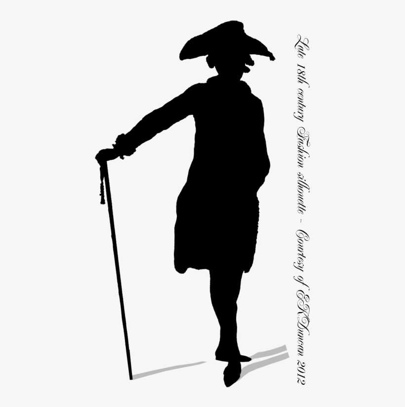 Victorian Men, Baroque, Versailles, Muse, Clip Art, - 18th Century French Silhouette, transparent png download
