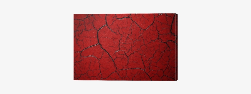 Grunge Bloody Texture With Crack Canvas Print • Pixers® - Mosaic, transparent png download