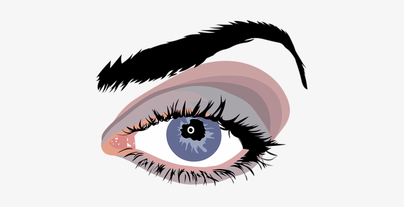 Eye Eyes Look Blue Eye Eye Brow Lashes Wom - Глаз Пнг, transparent png download