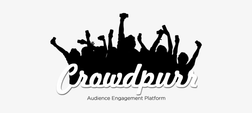 Crowdpurr Logo - Silhouette, transparent png download