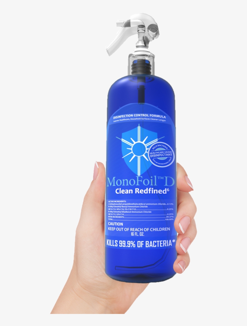 Monofoil D Antimicrobial Spray - Jpeg, transparent png download