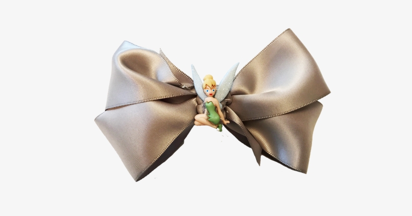 Tinkerbell Bow For Girls - Satin, transparent png download
