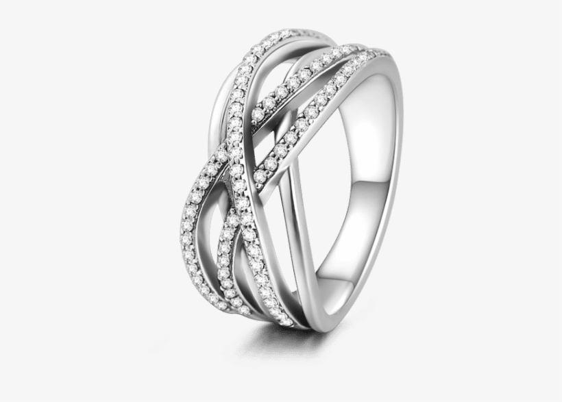 Love Rings Ribbon Of Love Ring Eternity Ring Sterling, transparent png download