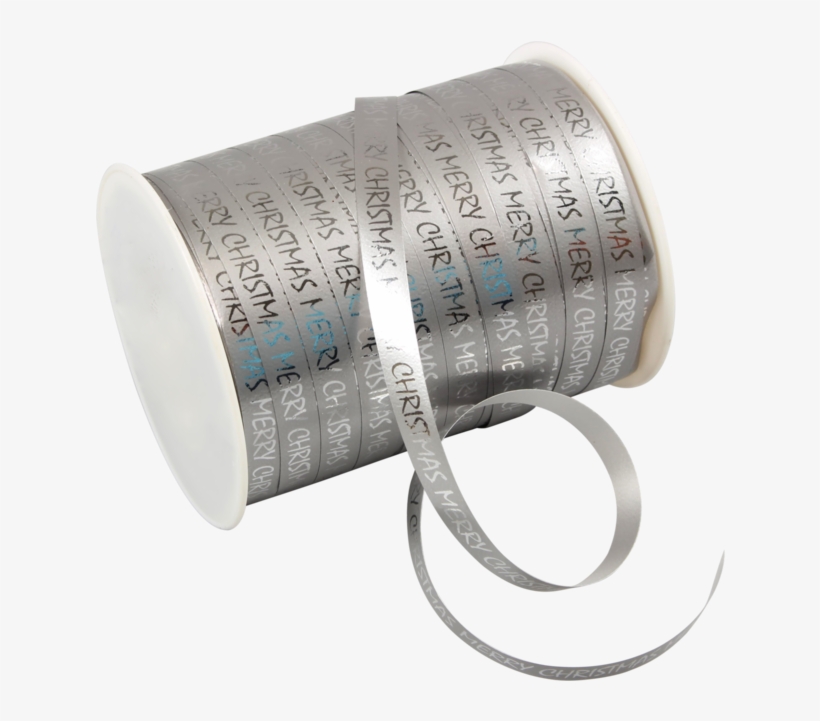 Ribbon, 10mm, 250m, Silver/silver - Lint, 10mm, 250m, Zilver/zilver, transparent png download