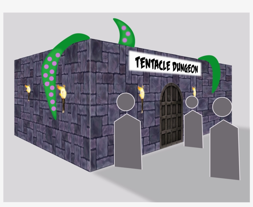 There Are Torches On The Exterior Of The Room Decorated - Concept, transparent png download