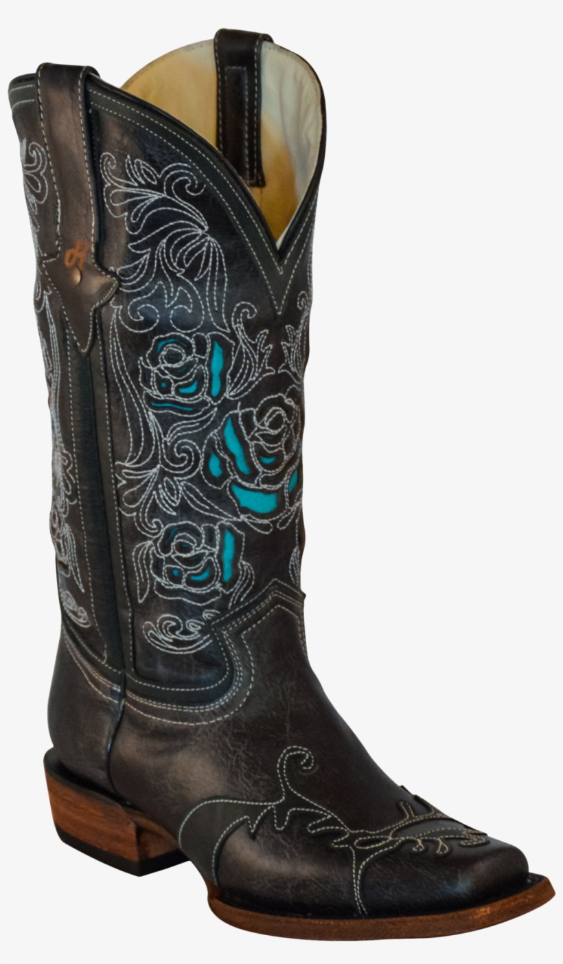 Dahlia Black Square - Women's Boots Dusty Rocker Dahlia Black Sq 2016, transparent png download