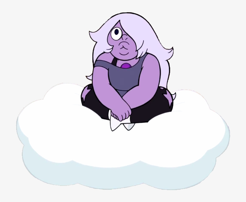 Amethyst On Cloud - Steven Universe Cloud Png, transparent png download