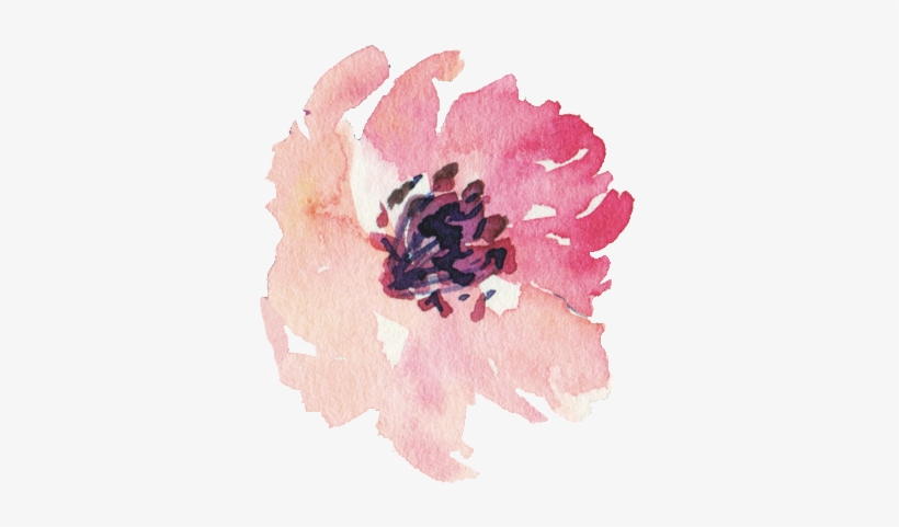 Contact Us - Girly Watercolor-rosarote Mit Blumenrosen Zazzle Iphone, transparent png download
