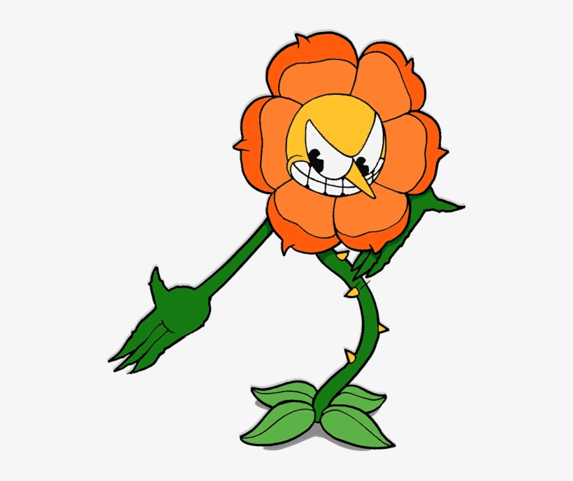 Cagney Carnation - Cuphead Cagney Carnation Png, transparent png download