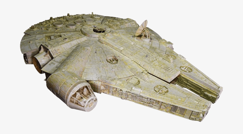 Matchstick Millennium Falcon - Scale Model, transparent png download
