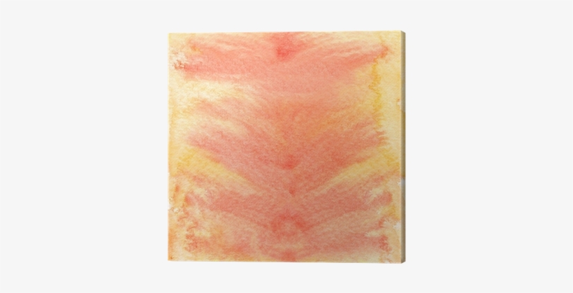 Watercolor Texture Art Background Warm Tones Canvas - Still Life, transparent png download