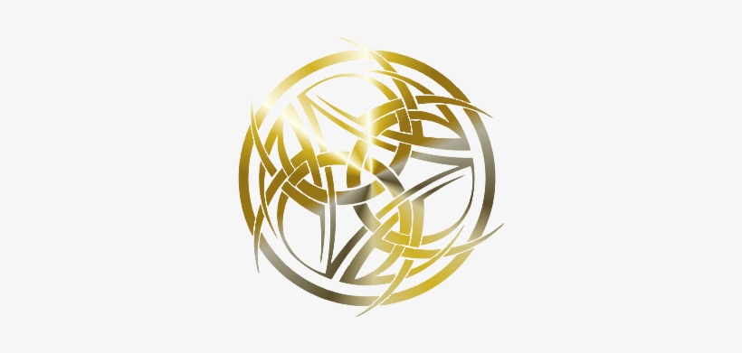 Transparent Magic Gold - Tribal Tattoo Circular Designs, transparent png download