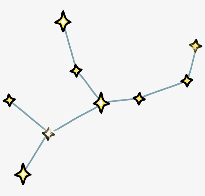 Graphic Transparent Stock Stars Scribblenauts Wiki - Virgo Constellation With Transparent Background, transparent png download