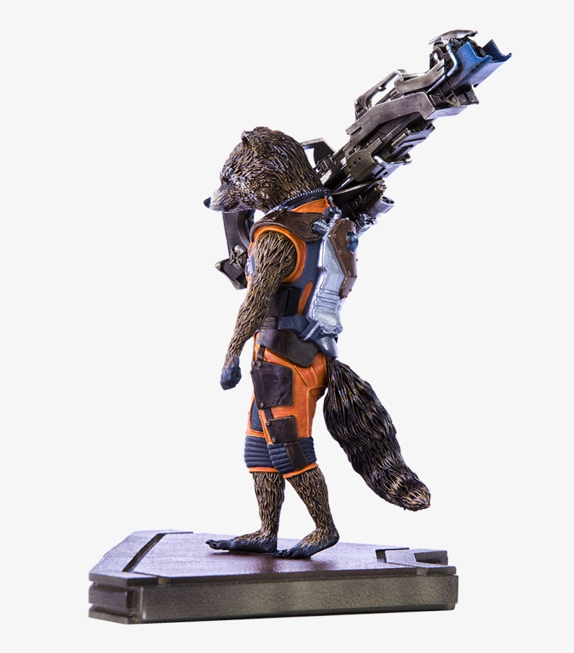 Rocket 04 3 - Rocket Raccoon Guardians Of The Galaxy 1 10 Iron Studios, transparent png download