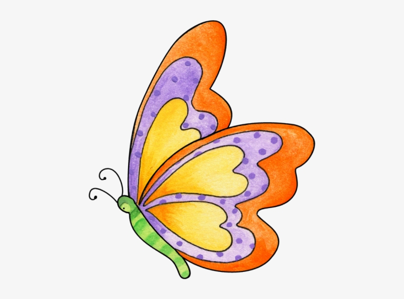 Mariposas Libélulas - Clipart Picture Of A Butterfly, transparent png download