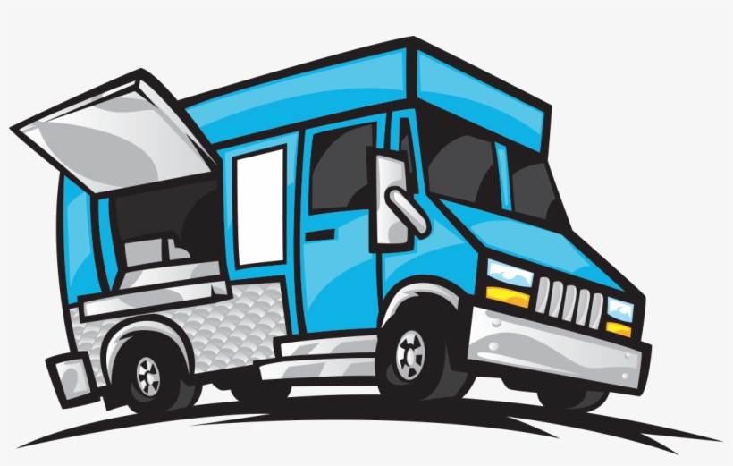 52d5486499d56cd406000970 Truck - Blue Food Truck Png, transparent png download