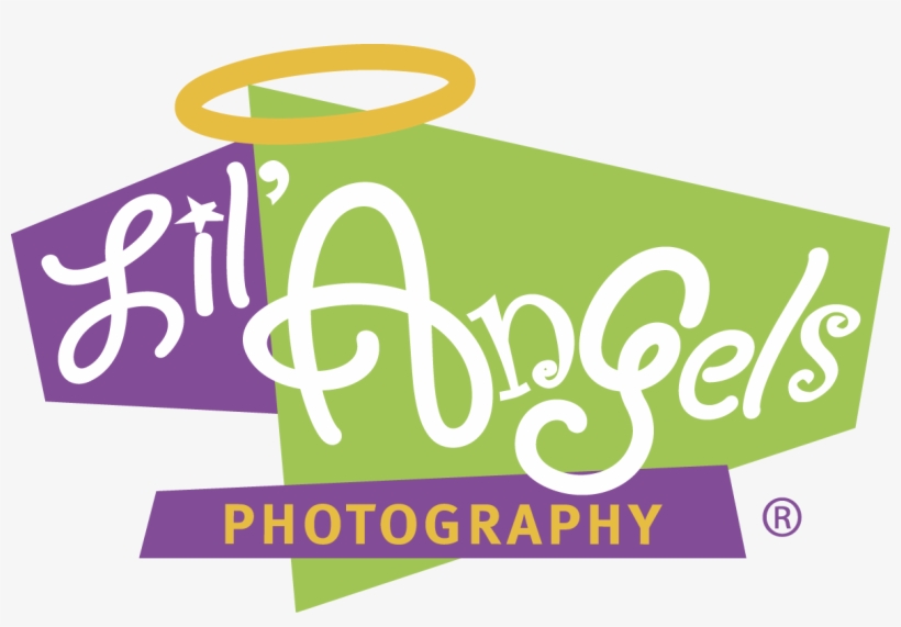 Lil Angels Png Logo Vector Black And White - Lil Angels Photography Logo, transparent png download