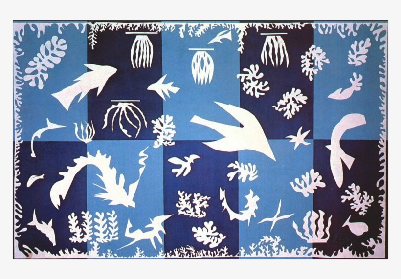 Polynesia, The Sea By Henri Matisse - Matisse Cut Outs, transparent png download