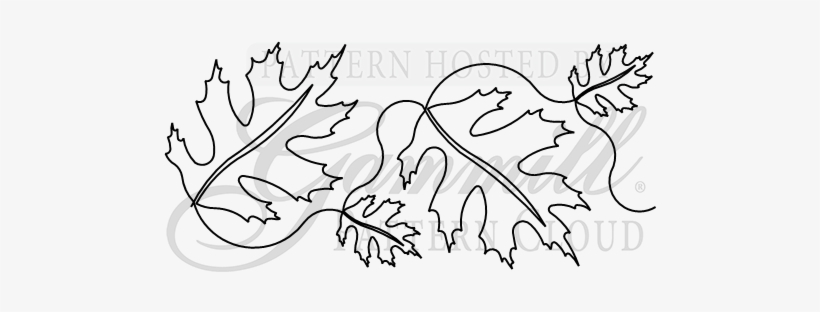 Lt 111d Autumn Leaves Border - Illustration, transparent png download