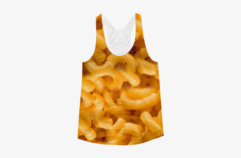 Women's Mac N Cheese All Over Tank Top - Macaroni And Cheese, transparent png download