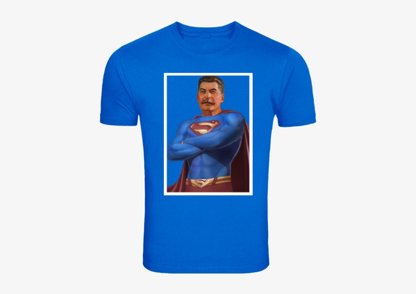 Papa Stalin - T Shirt Template Blue, transparent png download