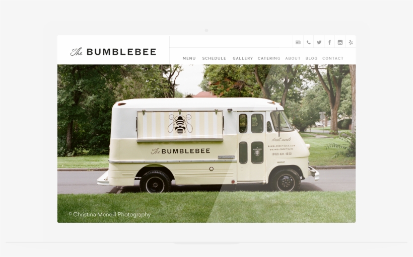 Bumblebee Food Truck Comida, transparent png download