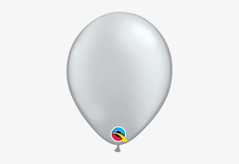 11" Redondo Plata Con Destellos Y Espirales En Negro - Gold Balloons In Png, transparent png download