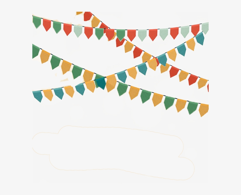 Carnival Transparent Flag Clipart Black And White Download - Carnival Flags Png, transparent png download