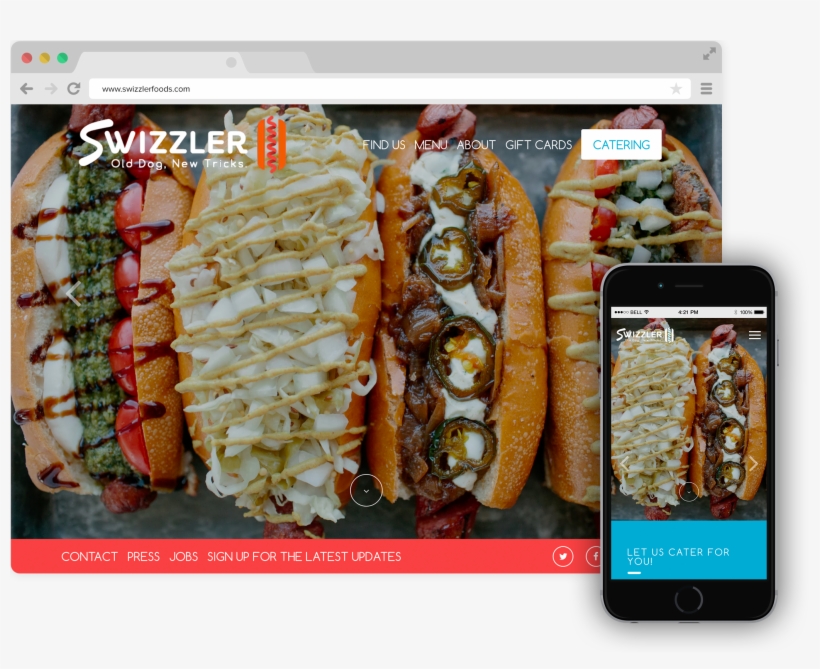 Swizzler Food Truck - Mobile Phone, transparent png download