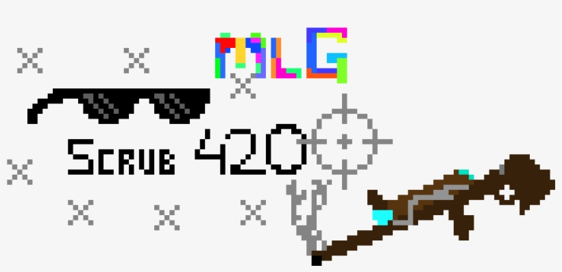 Tf2 Sniper Scope - Pixel Art, transparent png download