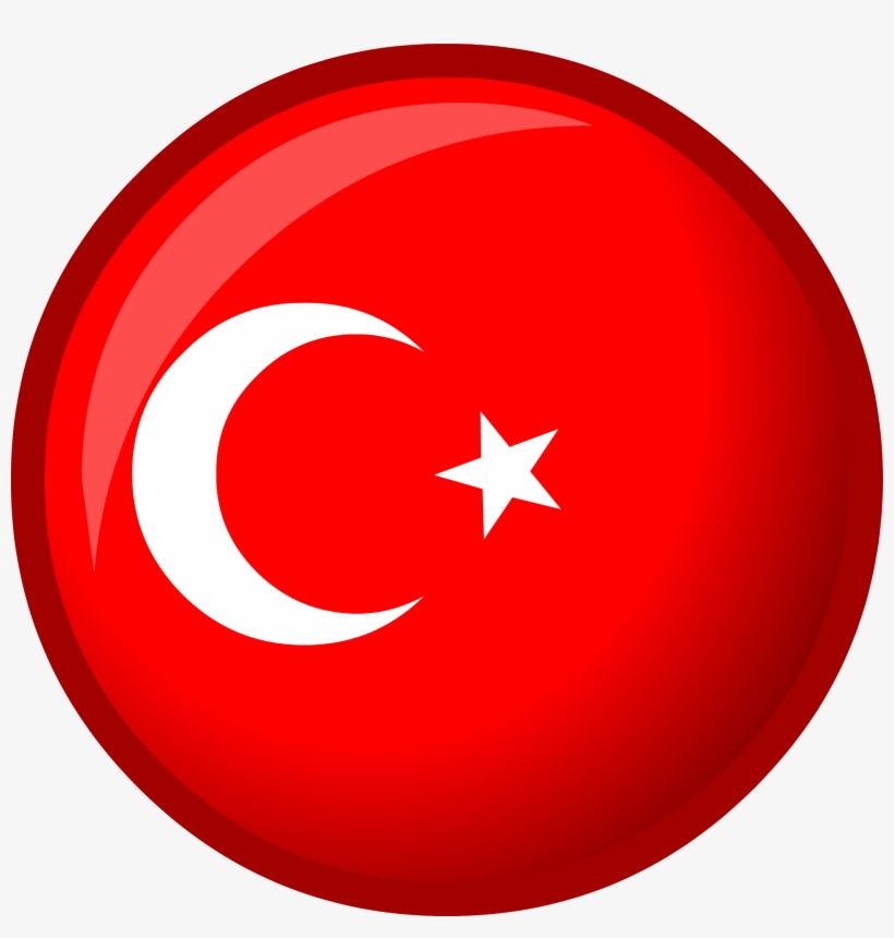 Turkey Flag - Png - Club Penguin Turkısh, transparent png download