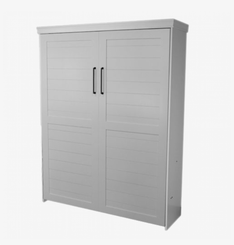Vertical Wood Plank Face Murphy Bed - Murphy Bed, transparent png download