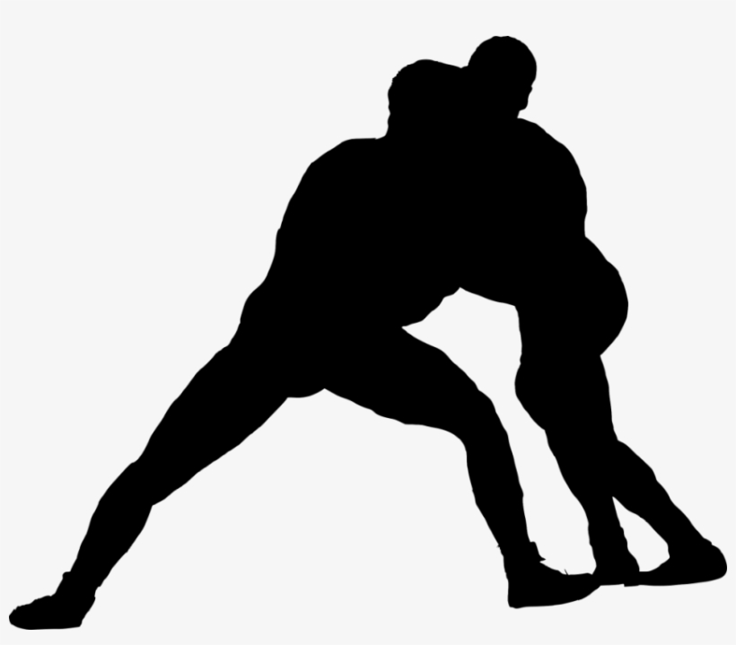 Sport Wrestling Silhouette Png - Wrestling, transparent png download