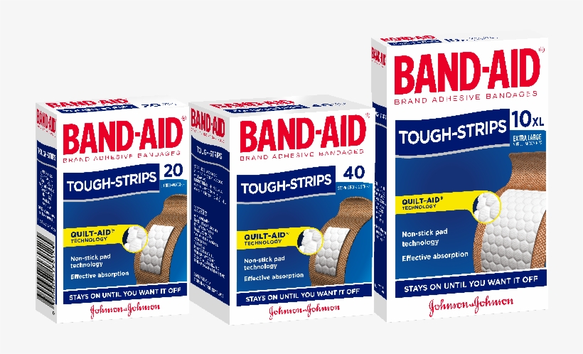 Ba Toughstrip Rangex3 - Band-aid Tough-strips Extra Large X 10, transparent png download