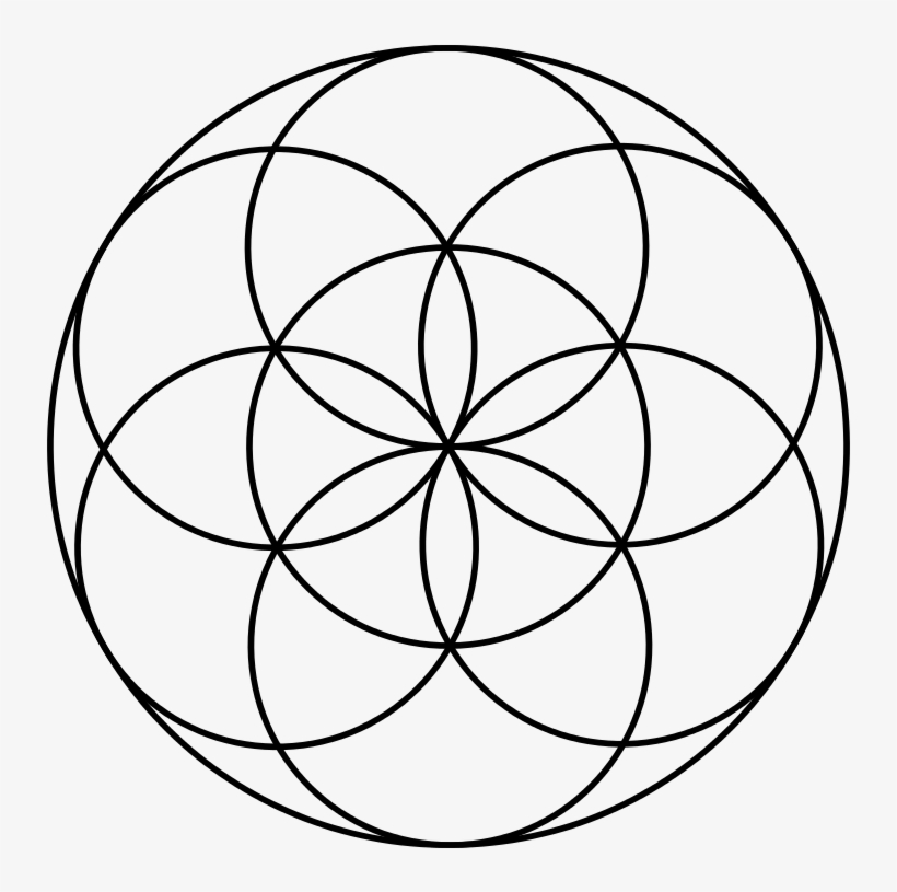 The - Flower Of Life 7 Circles, transparent png download